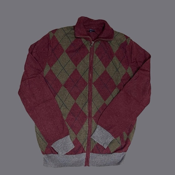 Gap Zip Up Patterned Sweater NWOT - Picture 1 of 3